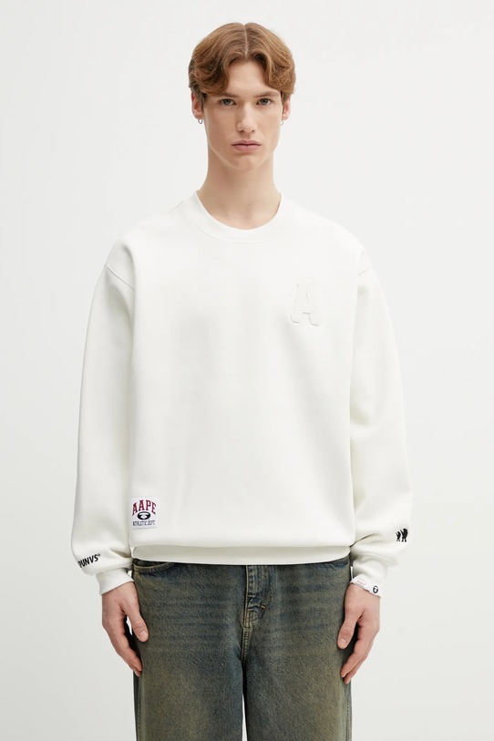 AAPE bluza pozostałe beżowy AAPSWMC376XXP