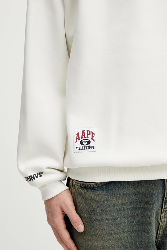 AAPE bluza beżowy AAPSWMC376XXP