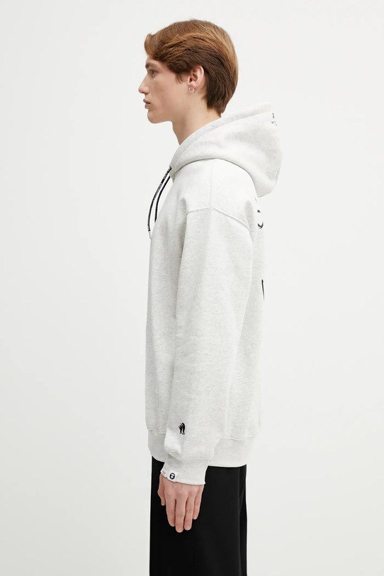 AAPE bluza AAPSWMD312XAP szary AW25