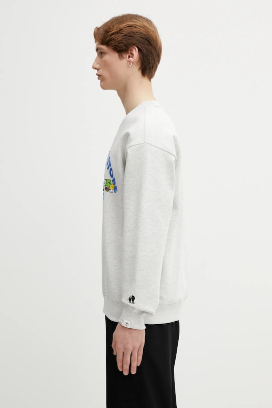 AAPE bluza AAPSWM9794XAP szary AW25