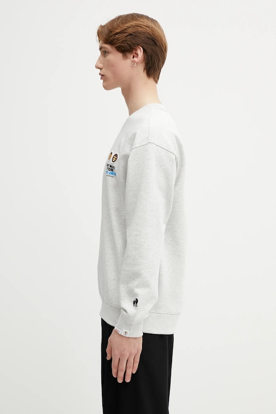 AAPE bluza AAPSWM9795XAP szary AW25