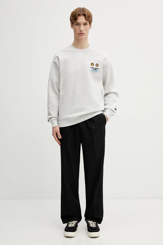 AAPE bluza AAPSWM9795XAP szary