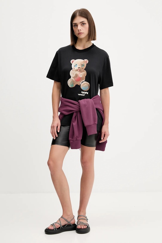 Barrow felpa in cotone F5BWUAHS058 violetto AW25