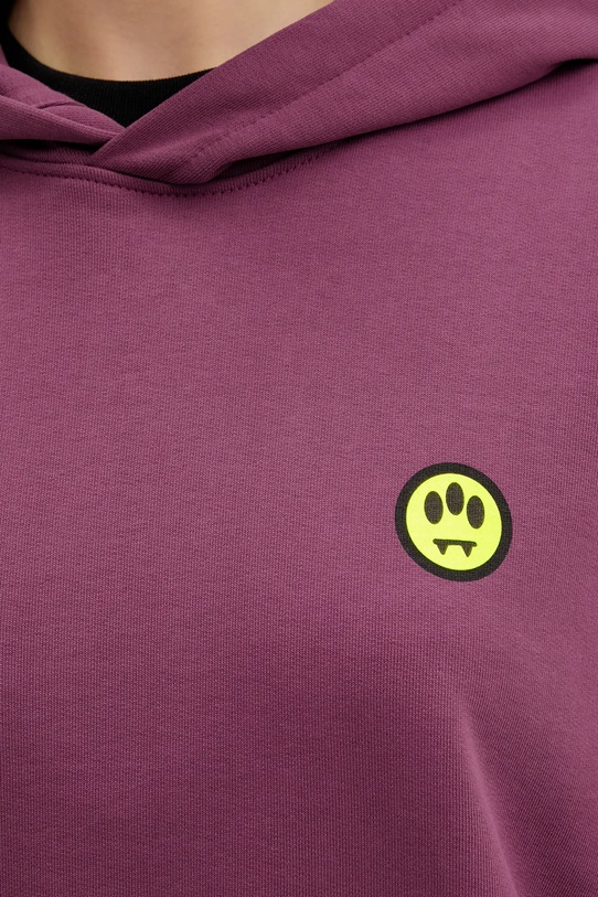 Barrow felpa in cotone F5BWUAHS058 violetto