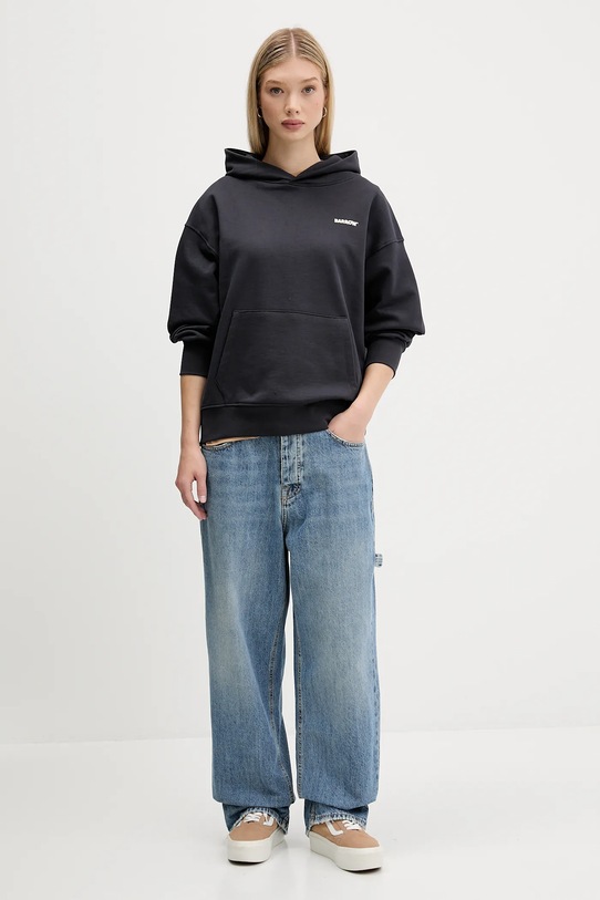 Barrow bluza bawełniana F5BWUAHS068 czarny