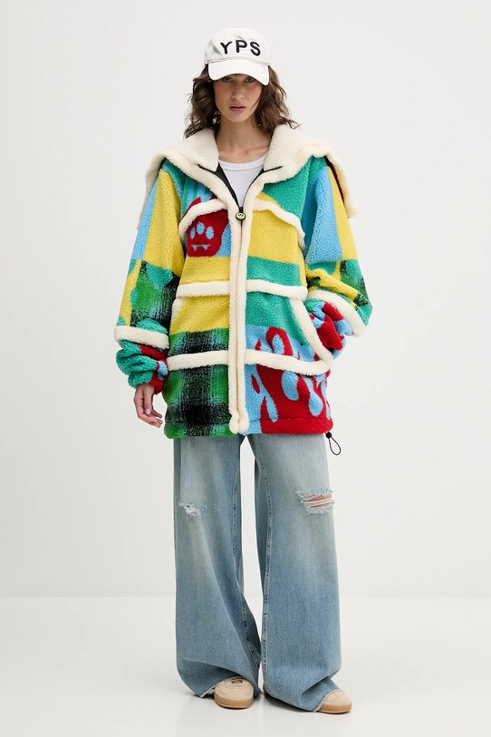 Îmbrăcăminte Barrow hanorac fleece F5BWUAJK119 bej