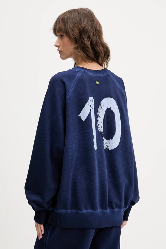 Odzież Barrow bluza bawełniana F5BWUASW026 granatowy