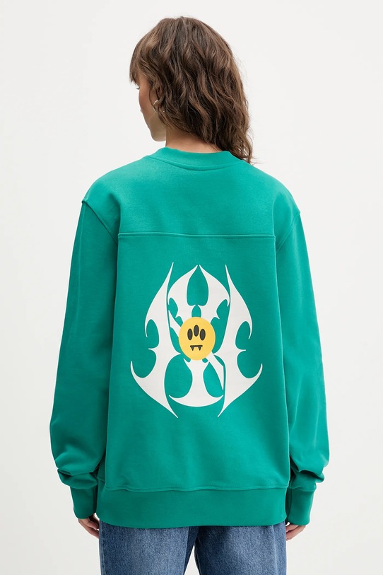 Odzież Barrow bluza bawełniana F5BWUASW042 zielony