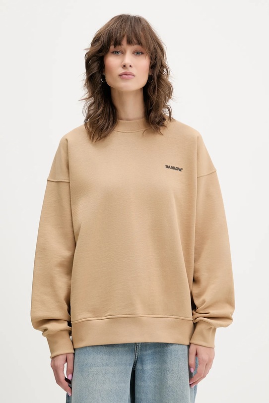 Odzież Barrow bluza bawełniana F5BWUASW069 zielony