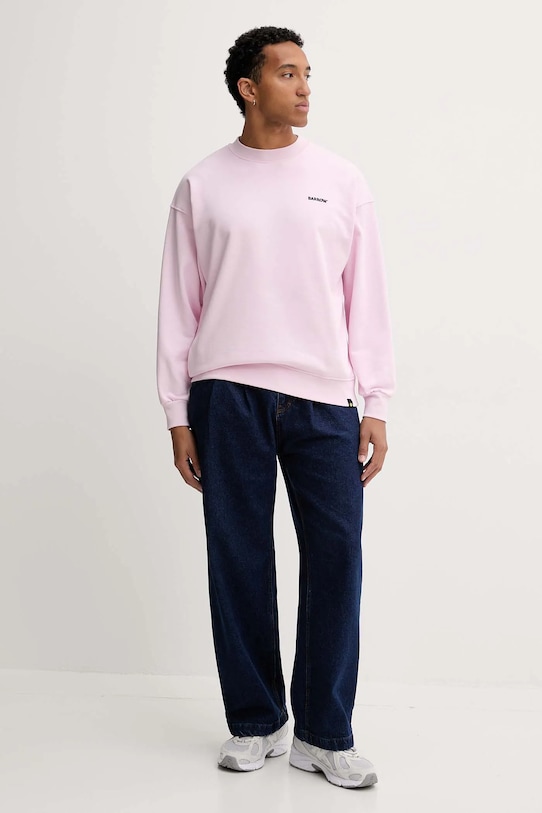 Barrow bluza bawełniana różowy F5BWUASW069