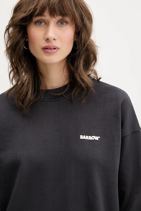 Barrow bluza bawełniana szary F5BWUASW069