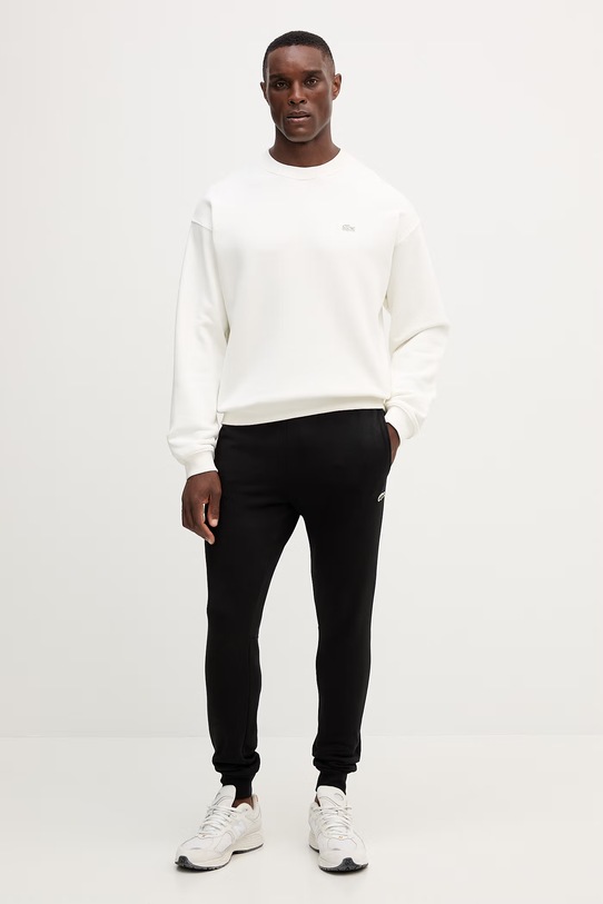 Bavlněná mikina Lacoste SH7745 béžová AW25