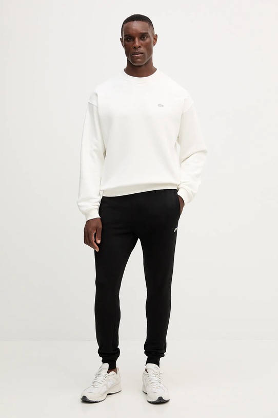 Бавовняна кофта Lacoste SH7745 бежевий AW25