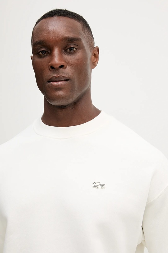 Бавовняна кофта Lacoste бежевий SH7745