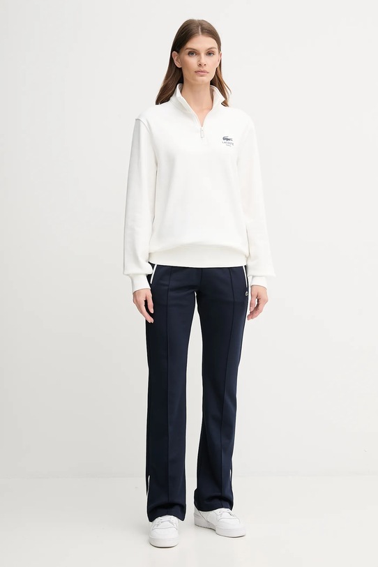 Хлопковая кофта Lacoste SH2735 белый AW25