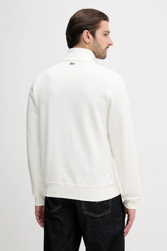 Bombažen pulover Lacoste SH2735 bež