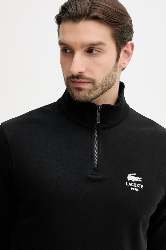 Lacoste bluza bawełniana czarny SH2735