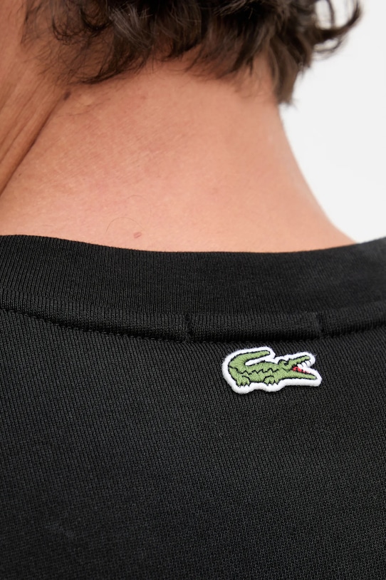 Lacoste hanorac de bumbac SH2736 negru