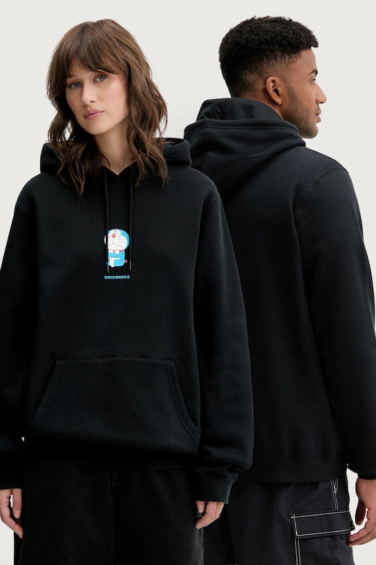 Converse bluza X DORAEMON GRAPHIC z kapturem czarny 10028895.A01