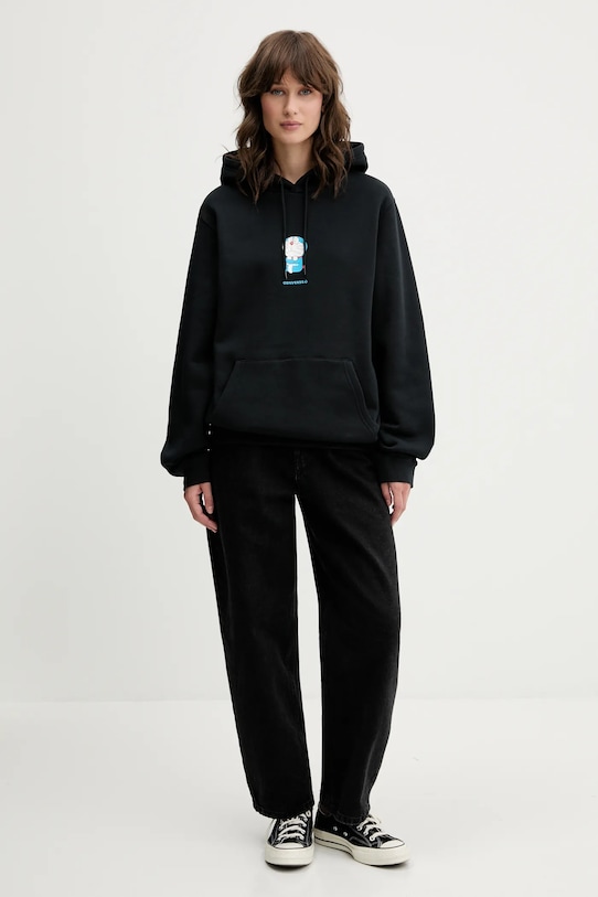 Odzież Converse bluza X DORAEMON GRAPHIC 10028895.A01 czarny