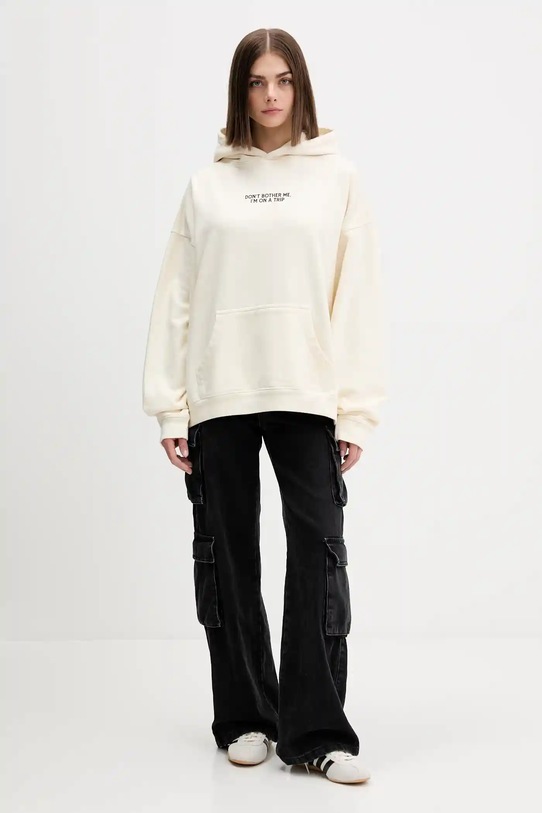 Îmbrăcăminte Kaotiko hanorac de bumbac AR001.01.G002 bej