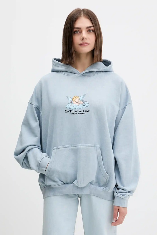 Kaotiko hanorac de bumbac AR014.02.G002 albastru AW25