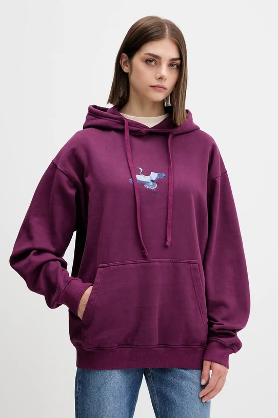 Бавовняна кофта Kaotiko AR075.01.G002 фіолетовий AW25