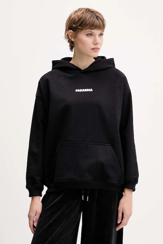 Kaotiko hanorac de bumbac AR017.01.M002 negru AW25