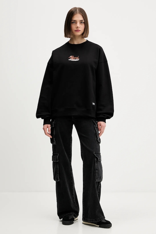 Kaotiko bluza bawełniana AR051.01.G002 czarny AW25