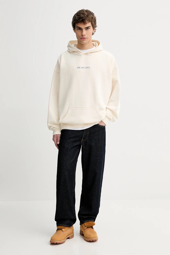 Ρούχα Βαμβακερή μπλούζα Kaotiko AR057.01.G002 μπεζ