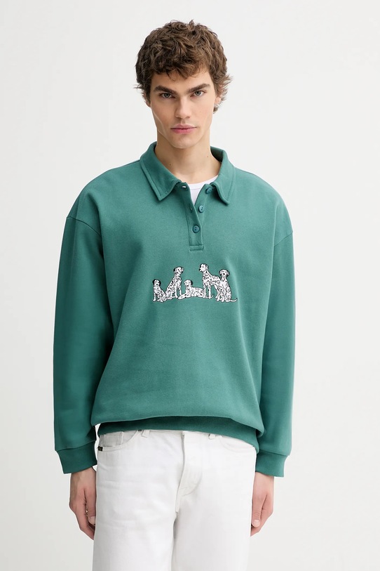 Pulover Kaotiko Našitek zelena AR006.01.M002