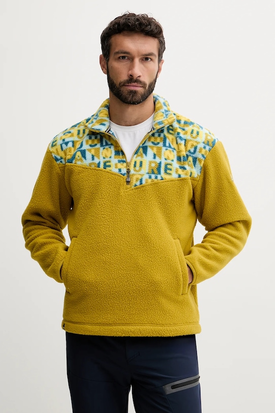 Outdoorová mikina Salewa Eagle Anniversary bez kapuce zelená 00.0000029197