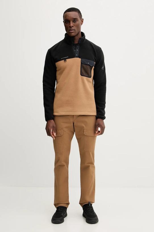 Mammut bluza sportowa Moonstone Hybrid 1014.06120 brązowy AW25