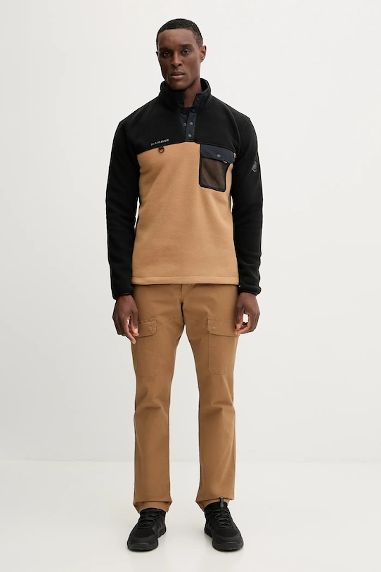 Odzież Mammut bluza sportowa Moonstone Hybrid 1014.06120 brązowy