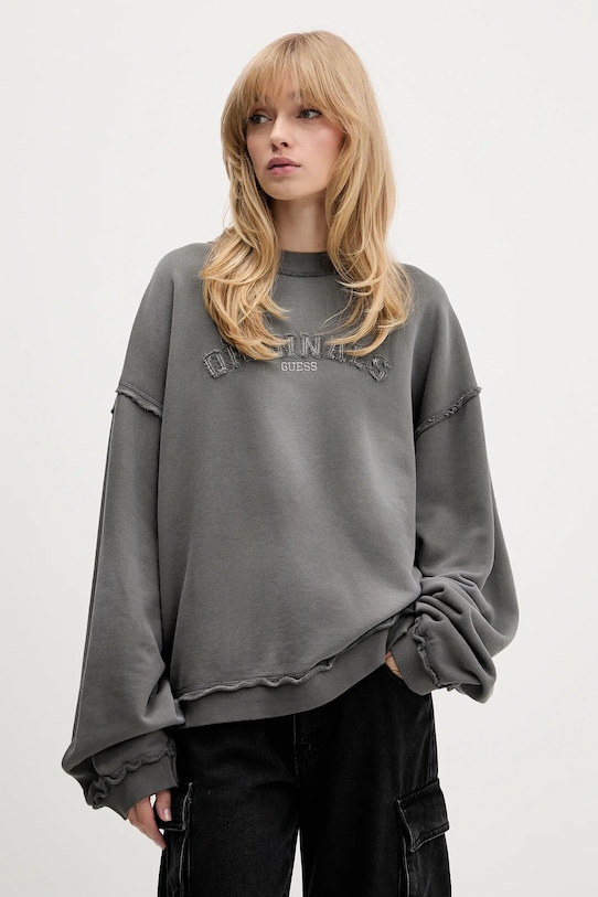 Oblečení Bavlněná mikina Guess Originals M5BQ39.KCPR1 šedá