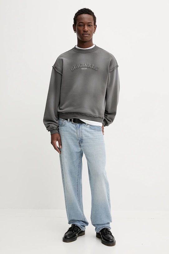 Bavlněná mikina Guess Originals šedá M5BQ39.KCPR1