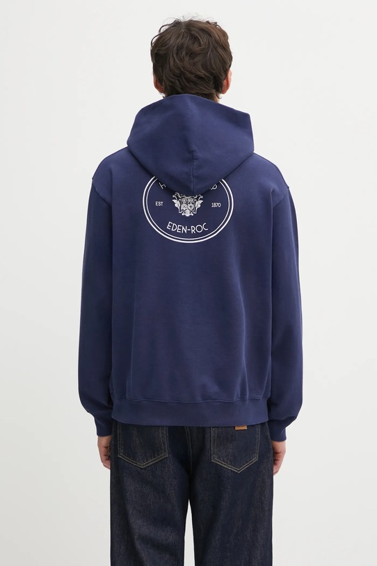 Odzież Sporty & Rich bluza bawełniana Eden Crest Embroidered ST06760666BL106 granatowy