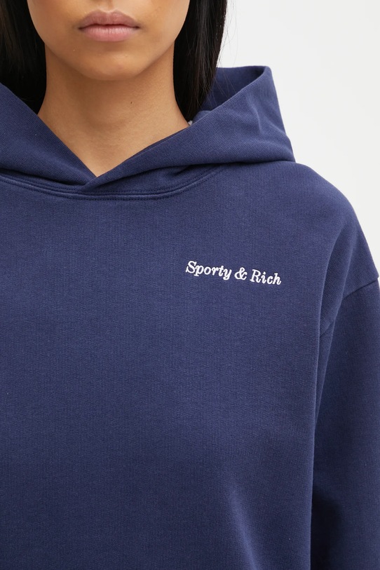 Sporty & Rich bluza bawełniana Eden Crest Embroidered ST06760666BL106