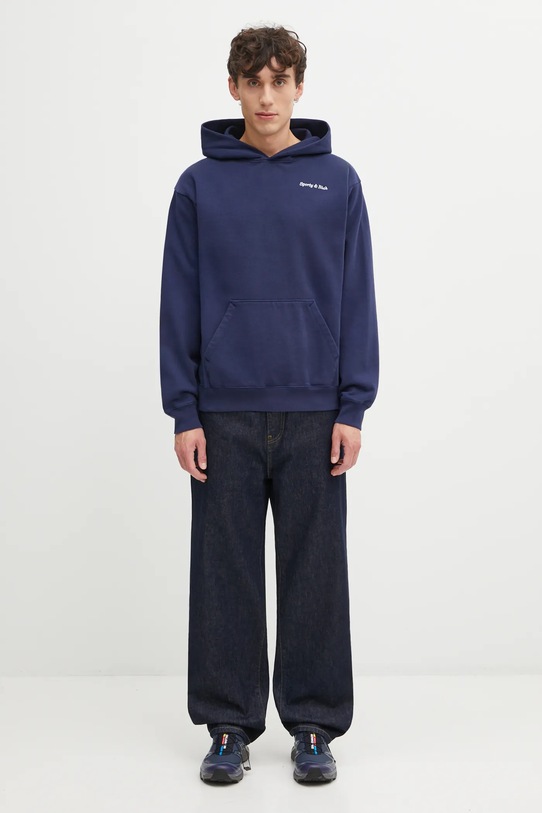 Sporty & Rich bluza bawełniana Eden Crest Embroidered ST06760666BL106