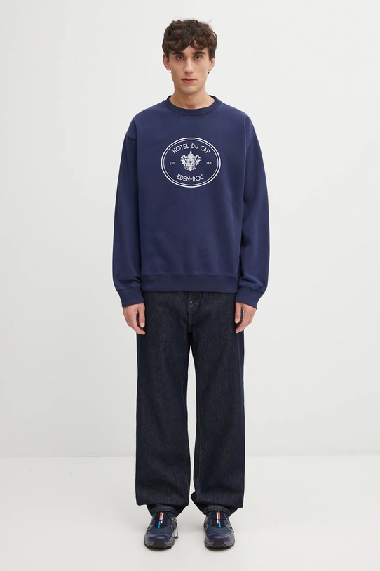 Sporty & Rich bluza bawełniana Eden Crest Embroidered ST07160621BL106