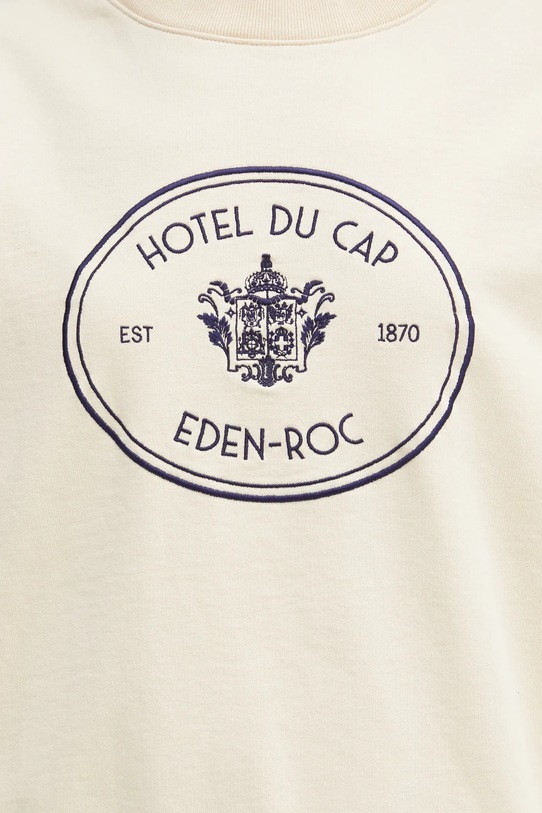 Sporty & Rich bluza bawełniana Eden Crest Embroidered beżowy ST07160621CR01