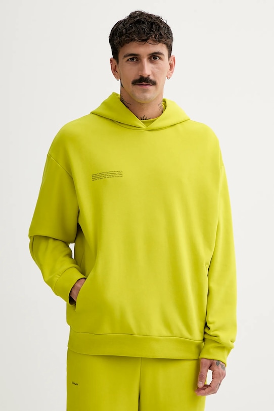 Pangaia bluza bawełniana 10000180. zielony AW25