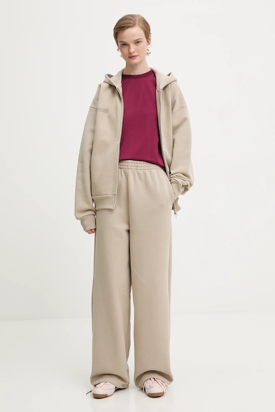 Pangaia bluza bawełniana beżowy 10002675.