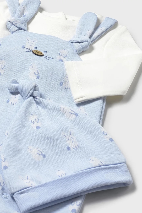 Αγορίστικα Υπνόσακος και παιδικό καπέλο Mayoral Newborn 2609.1C.Newborn.9BYA μπλε