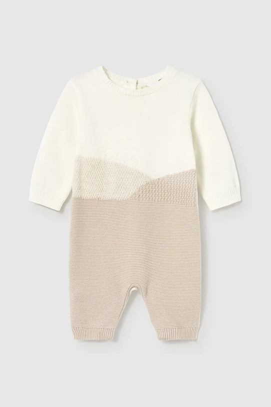 Чоловічок для немовлят з домішкою вовни Mayoral Newborn Gift Box бежевий 2611.1E.Newborn.9BYA