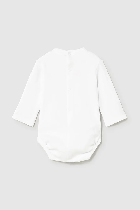 Bavlněné kojenecké body Mayoral Newborn 2713.1E.Newborn.9BYA bílá AW25