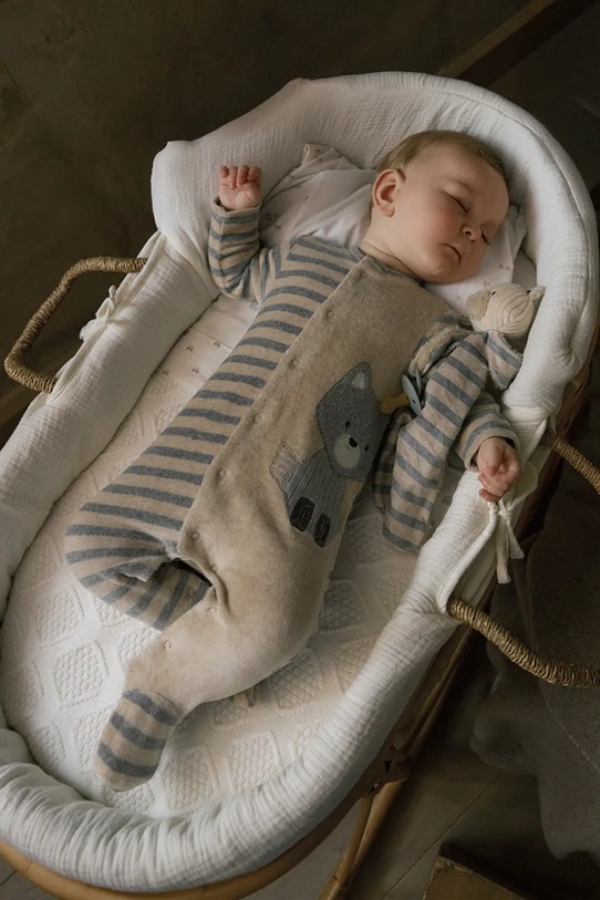 Mayoral Newborn śpioszki niemowlęce 2-pack 2719.1H.Newborn.9BYA beżowy