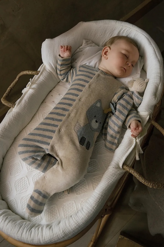 Mayoral Newborn śpioszki niemowlęce 2-pack 2719.1H.Newborn.9BYA beżowy