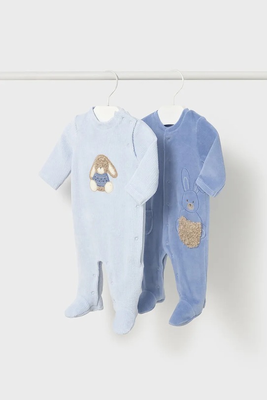Φόρμες μωρού Mayoral Newborn 2-pack 2-pack μπλε 2719.1H.Newborn.9BYA
