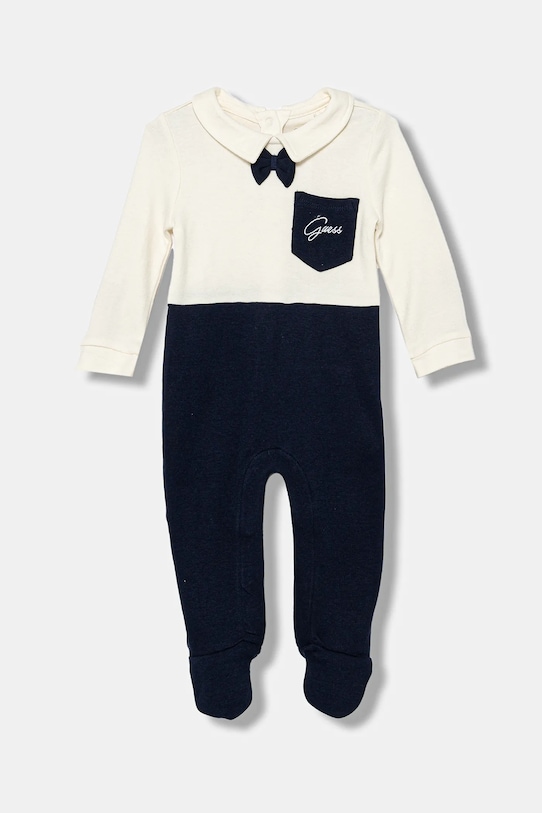 Guess śpioszki bawełniane niemowlęce Produkt niemowlęcy beżowy P5BG00.KBEG0.9BYA